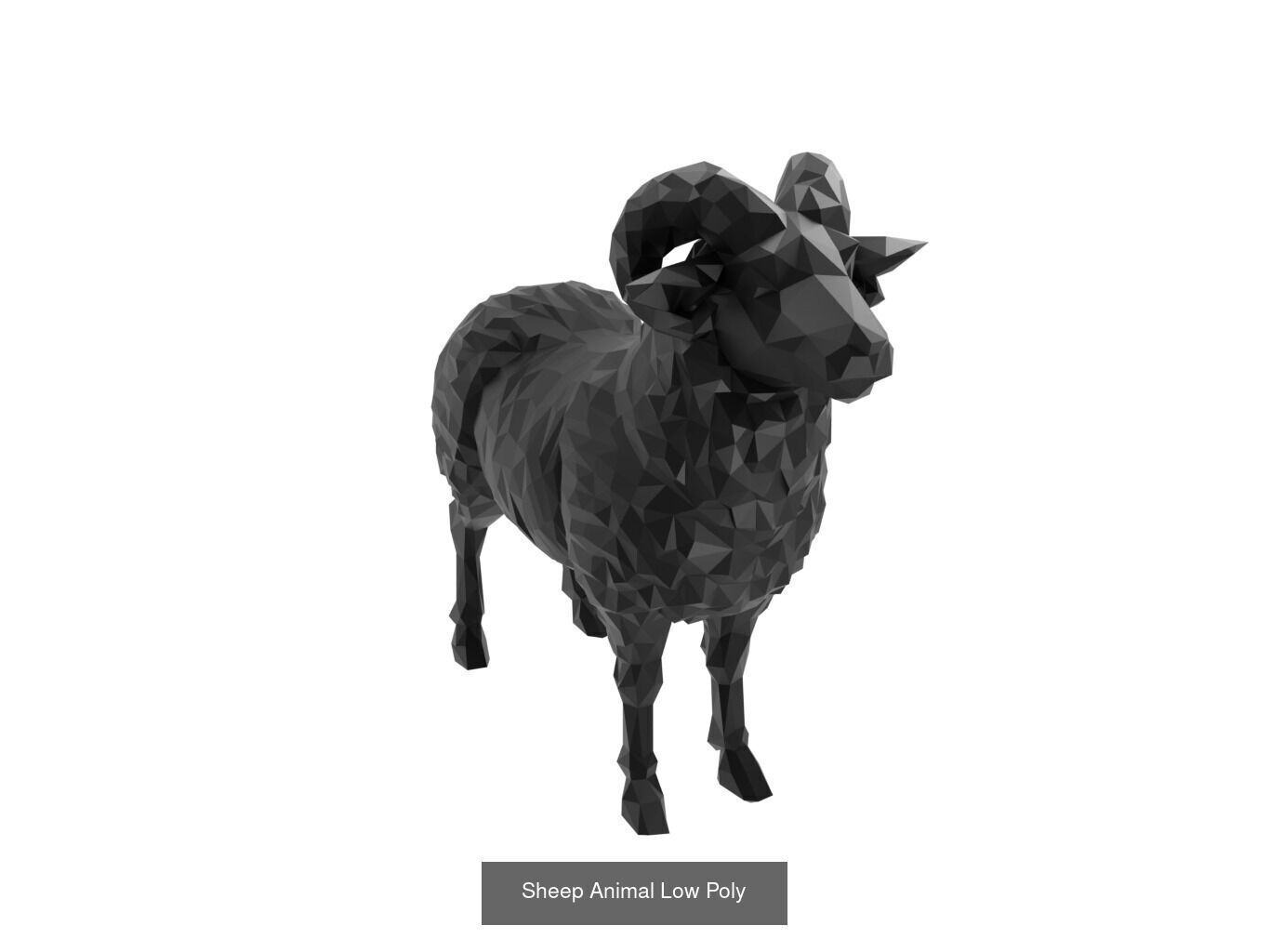 Low Poly Animal Mega Set 99 Models 3D Model Collection_99