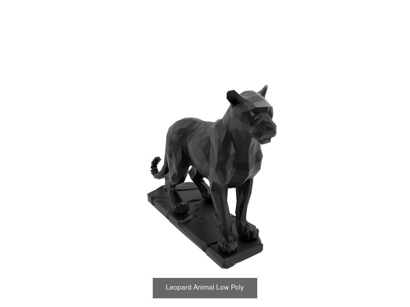 Low Poly Animal Mega Set 99 Models 3D Model Collection_76