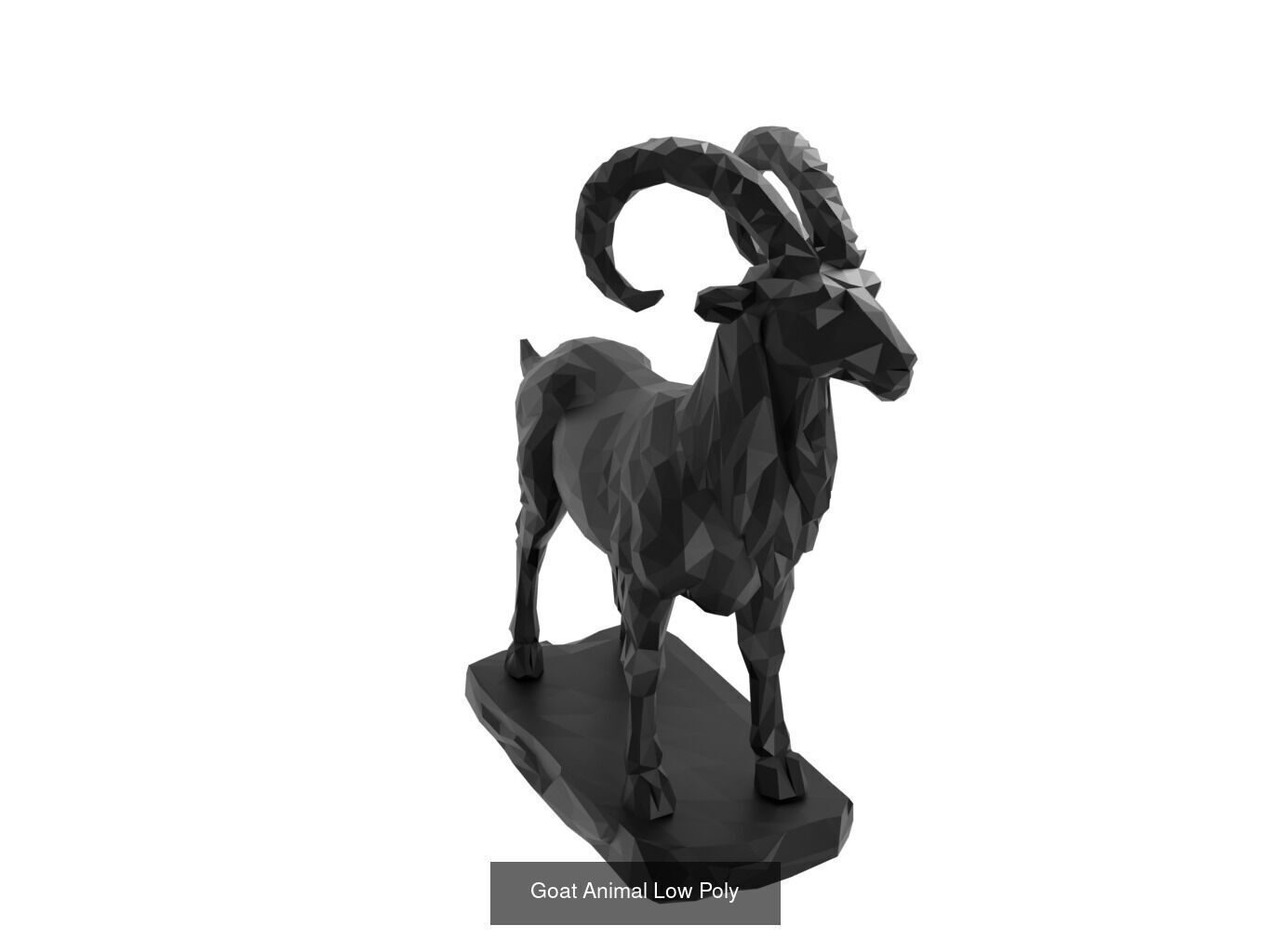 Low Poly Animal Mega Set 99 Models 3D Model Collection_53