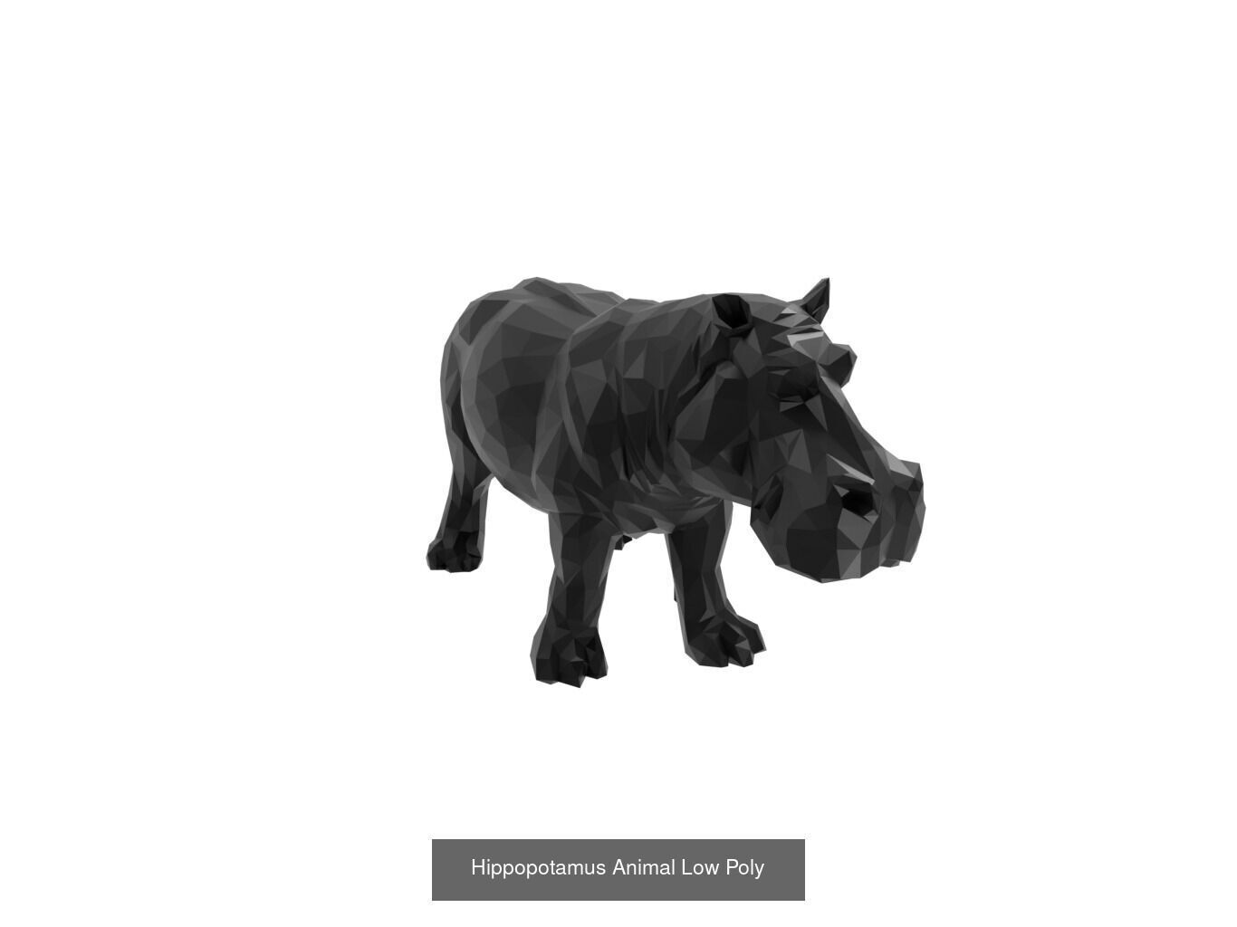 Low Poly Animal Mega Set 99 Models 3D Model Collection_62