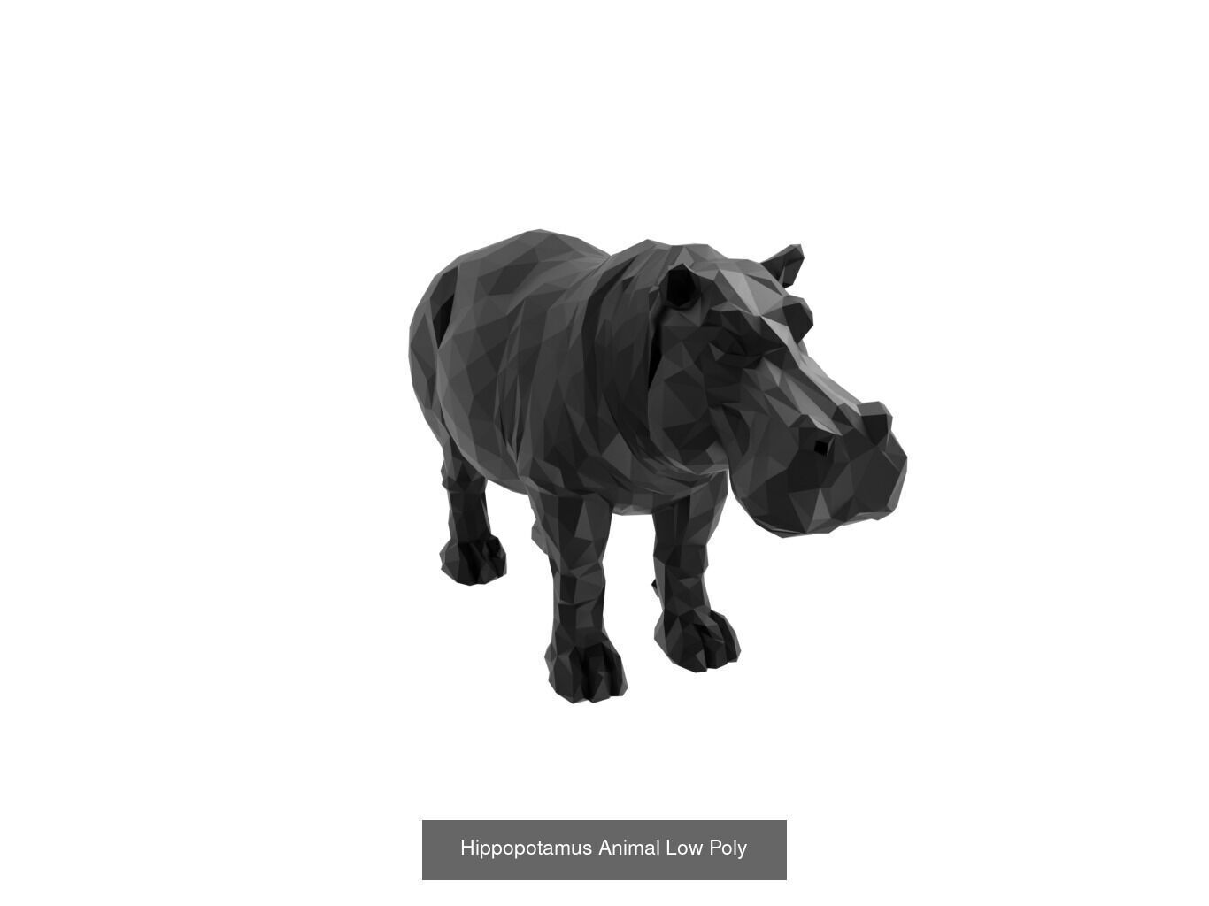 Low Poly Animal Mega Set 99 Models 3D Model Collection_63