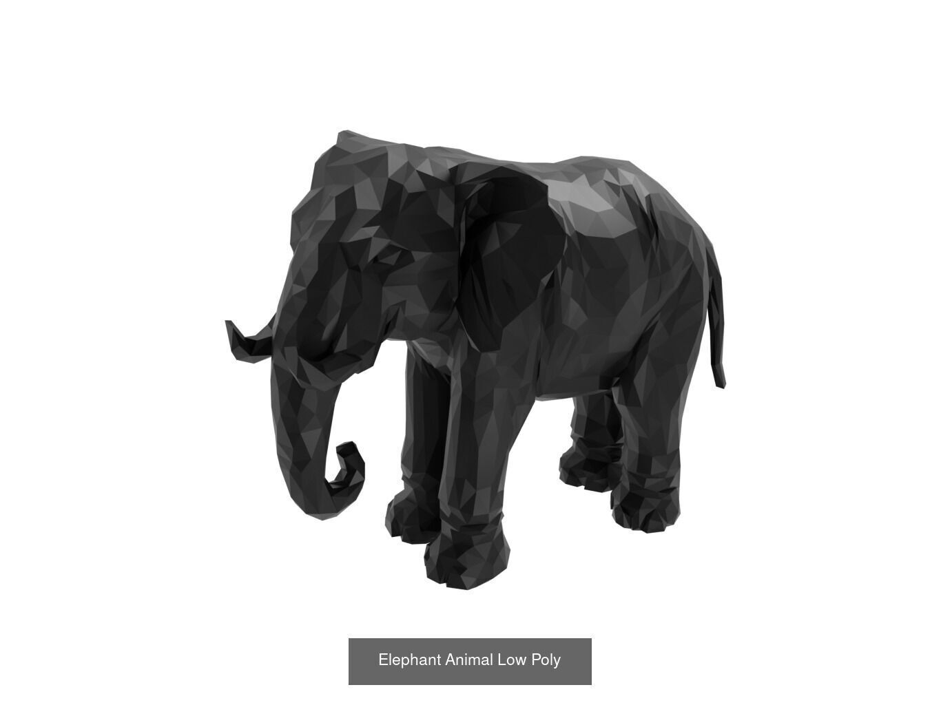 Low Poly Animal Mega Set 99 Models 3D Model Collection_47