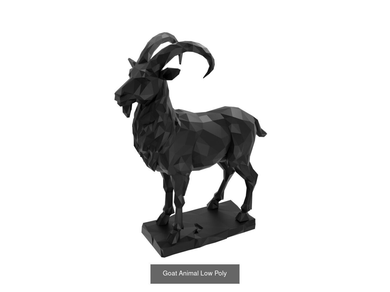 Low Poly Animal Mega Set 99 Models 3D Model Collection_54