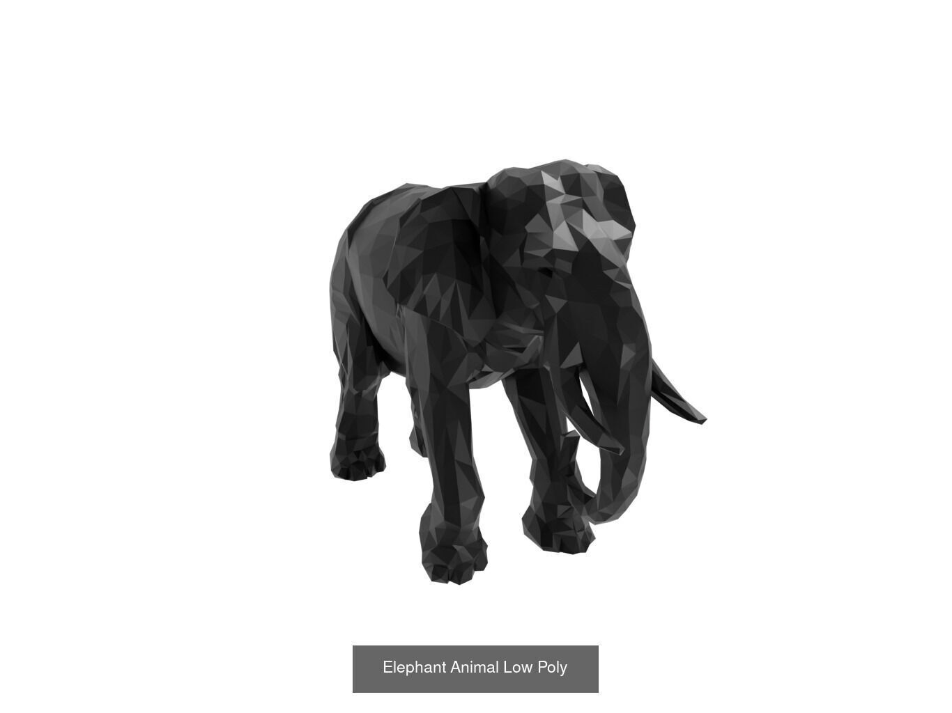 Low Poly Animal Mega Set 99 Models 3D Model Collection_45