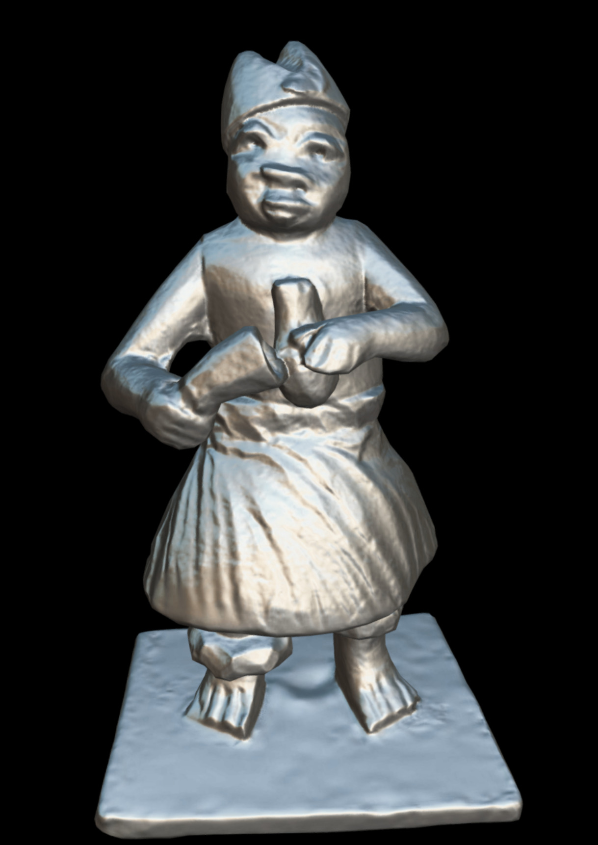 Thorn Carving Dancer Low-poly 3D model_8