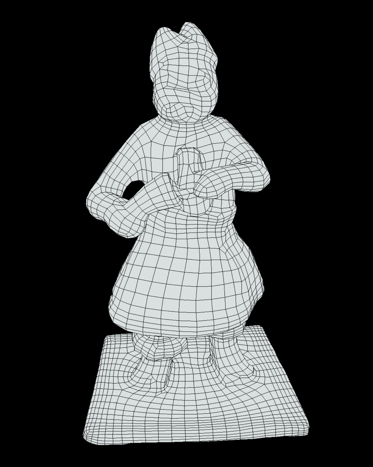 Thorn Carving Dancer Low-poly 3D model_13