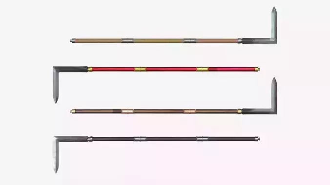 Japanese Spear Kagi Yari 4 colors