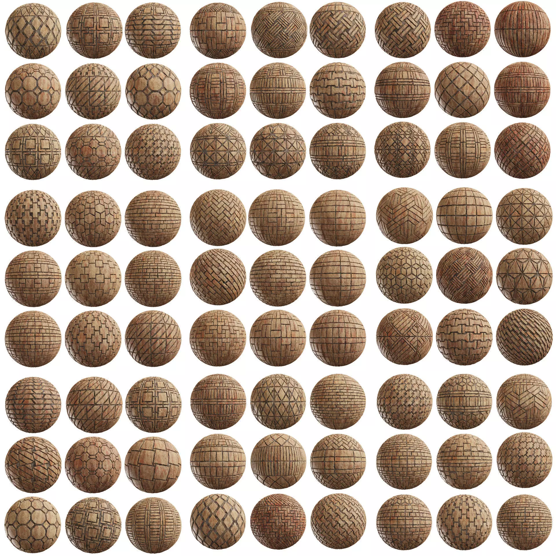 90 Seamless Brick PBR Textures 4K  Texture_0