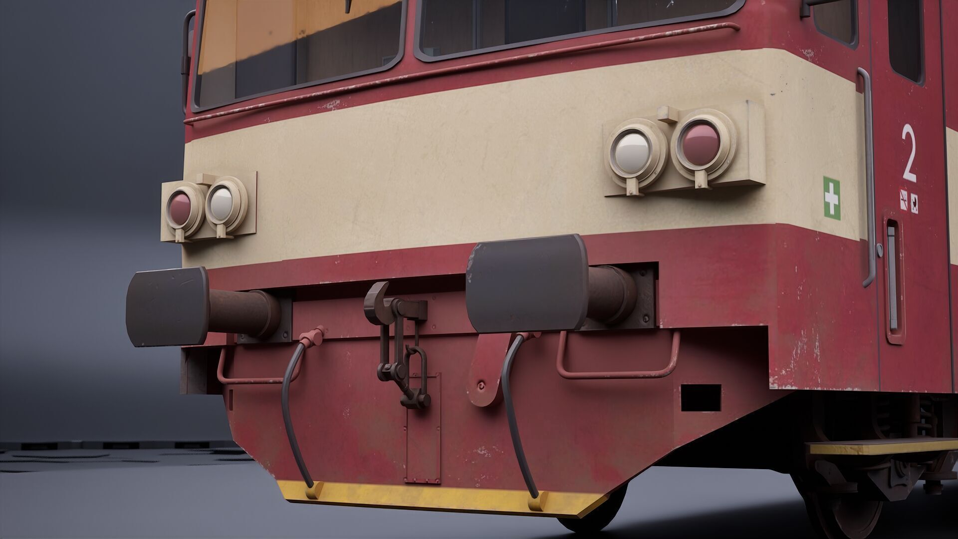 Diesel Train 3D model_8