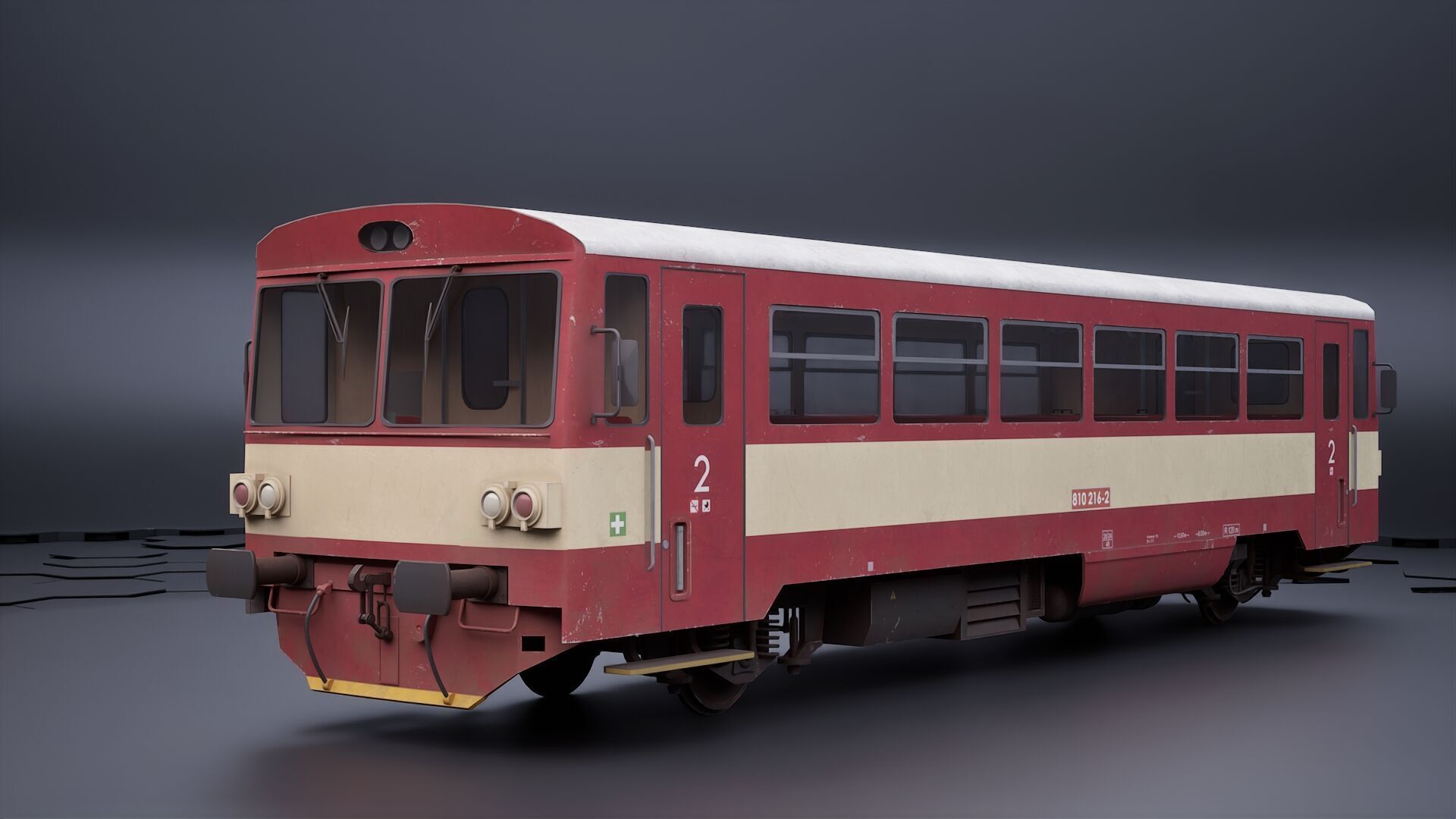 Diesel Train 3D model_5