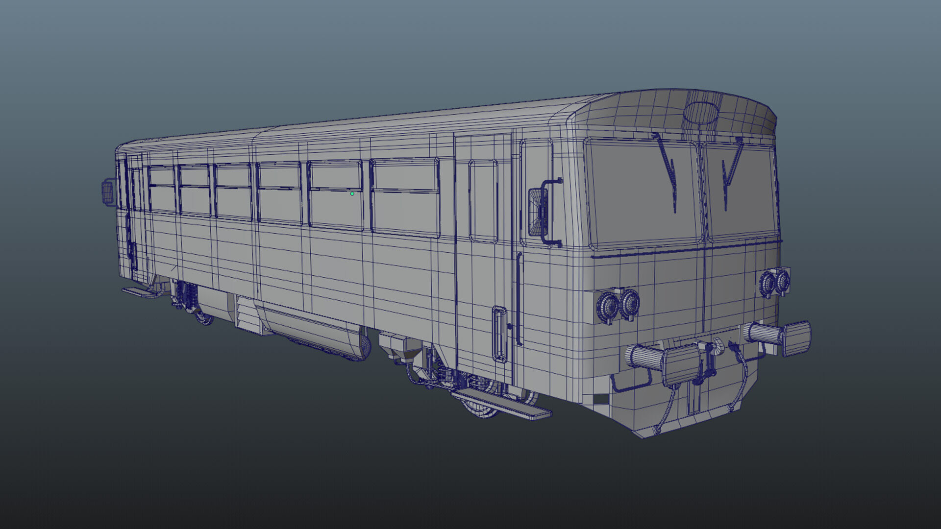 Diesel Train 3D model_16