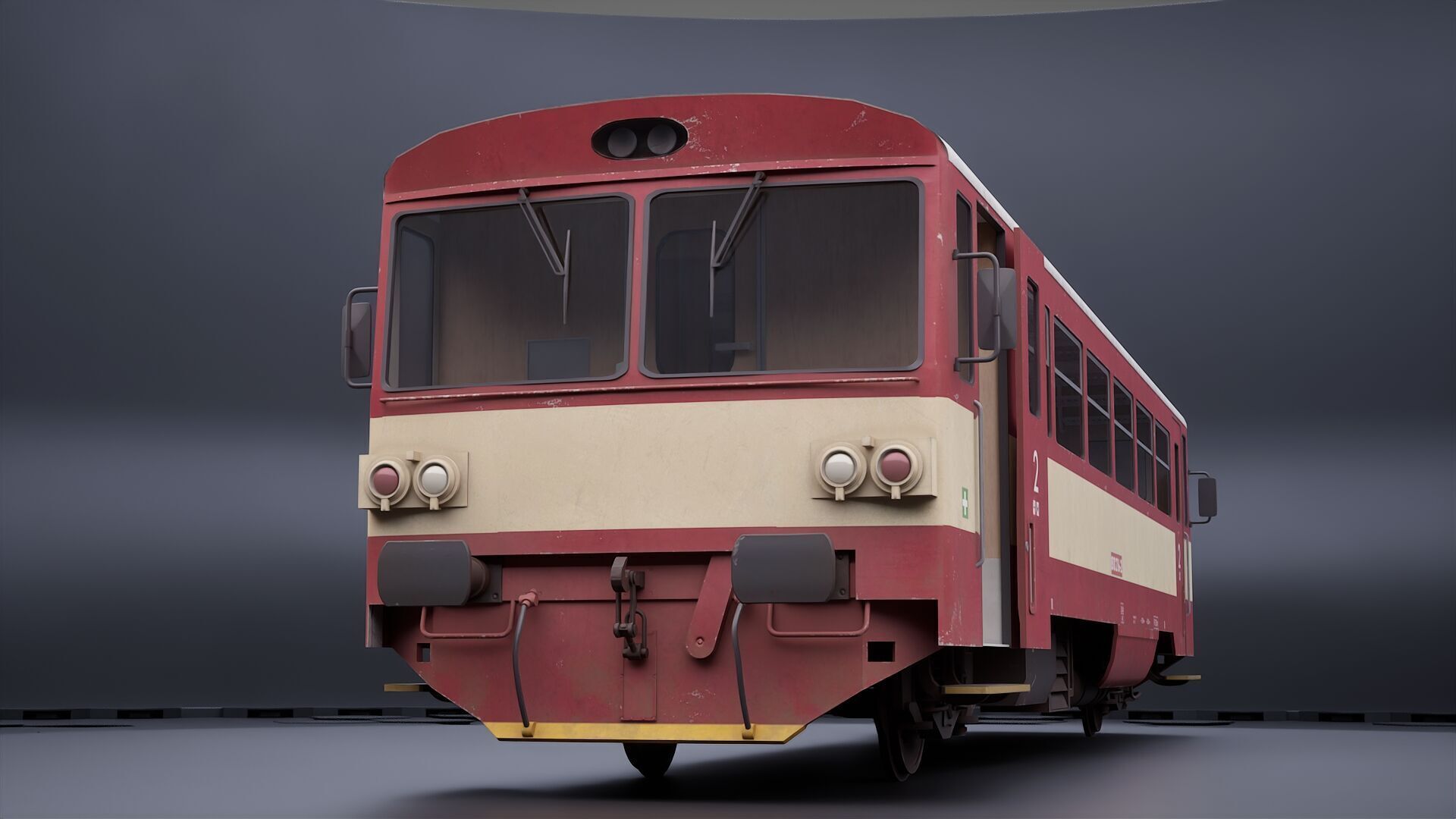 Diesel Train 3D model_4