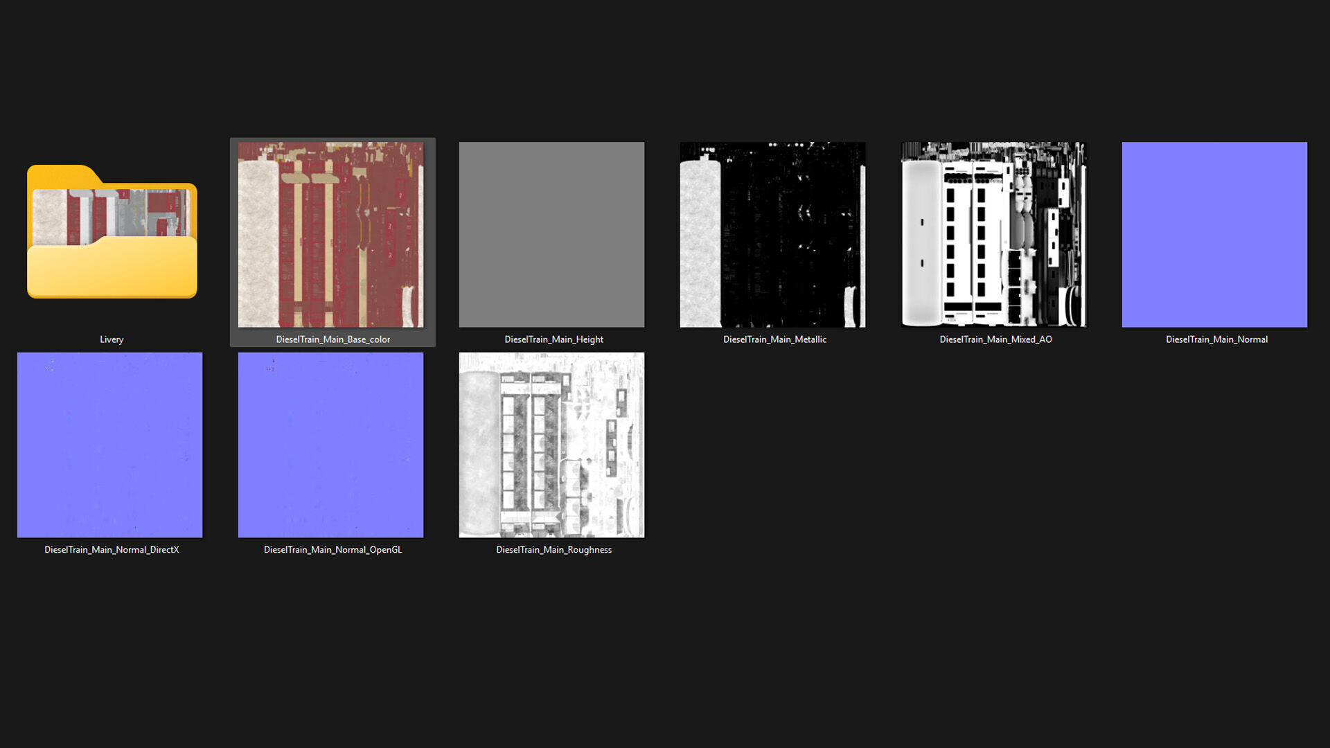 Diesel Train 3D model_21