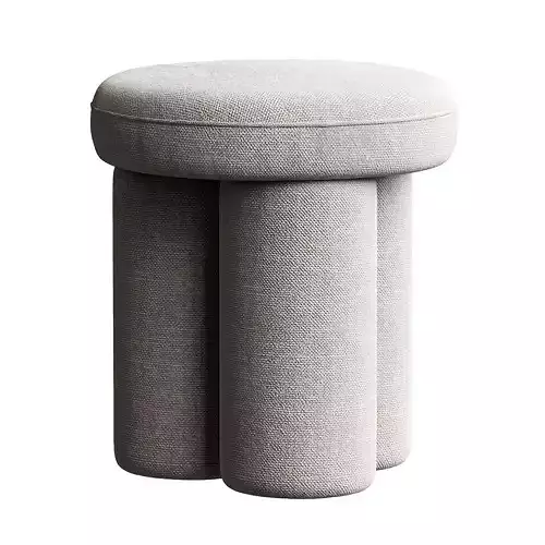 Big Foot Stool Linen Sand