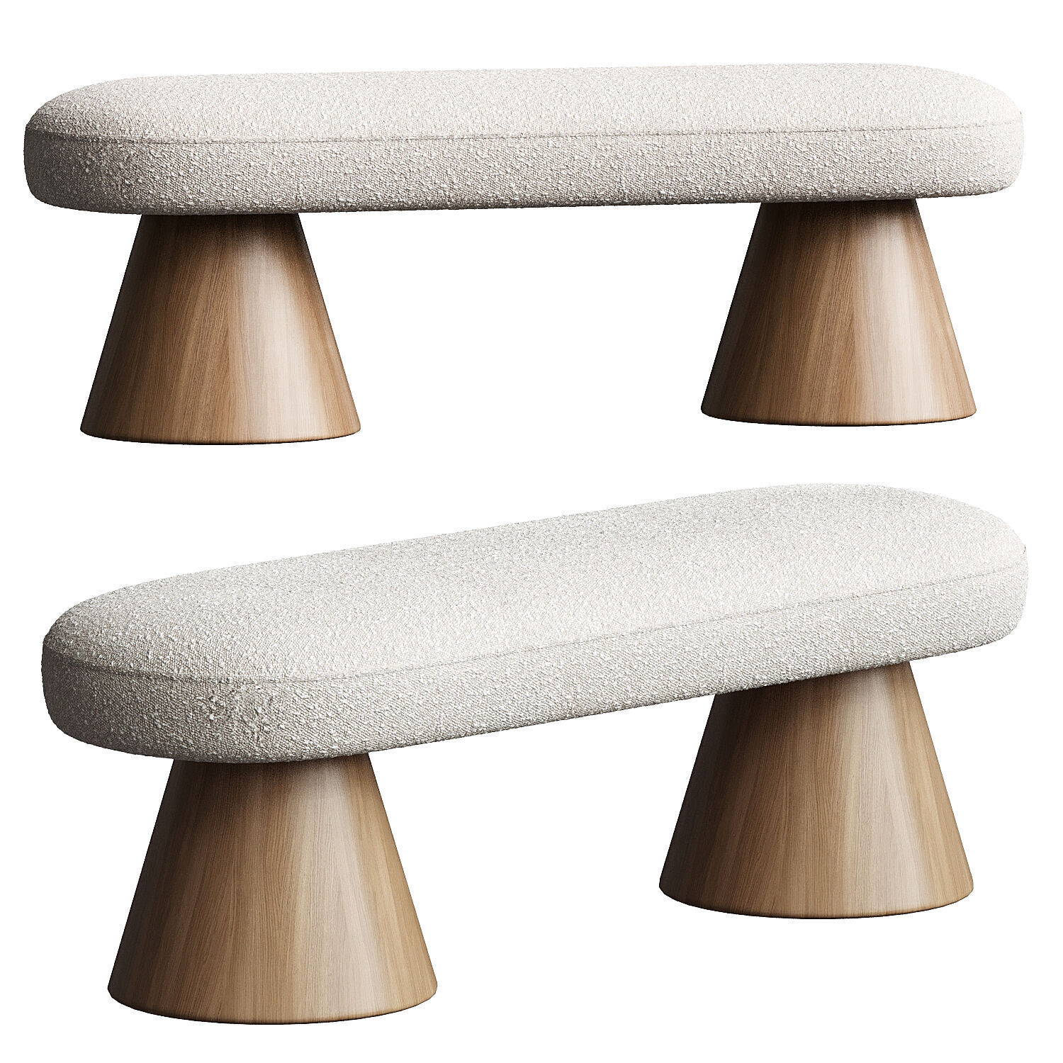 Merax Bench 3D model_1