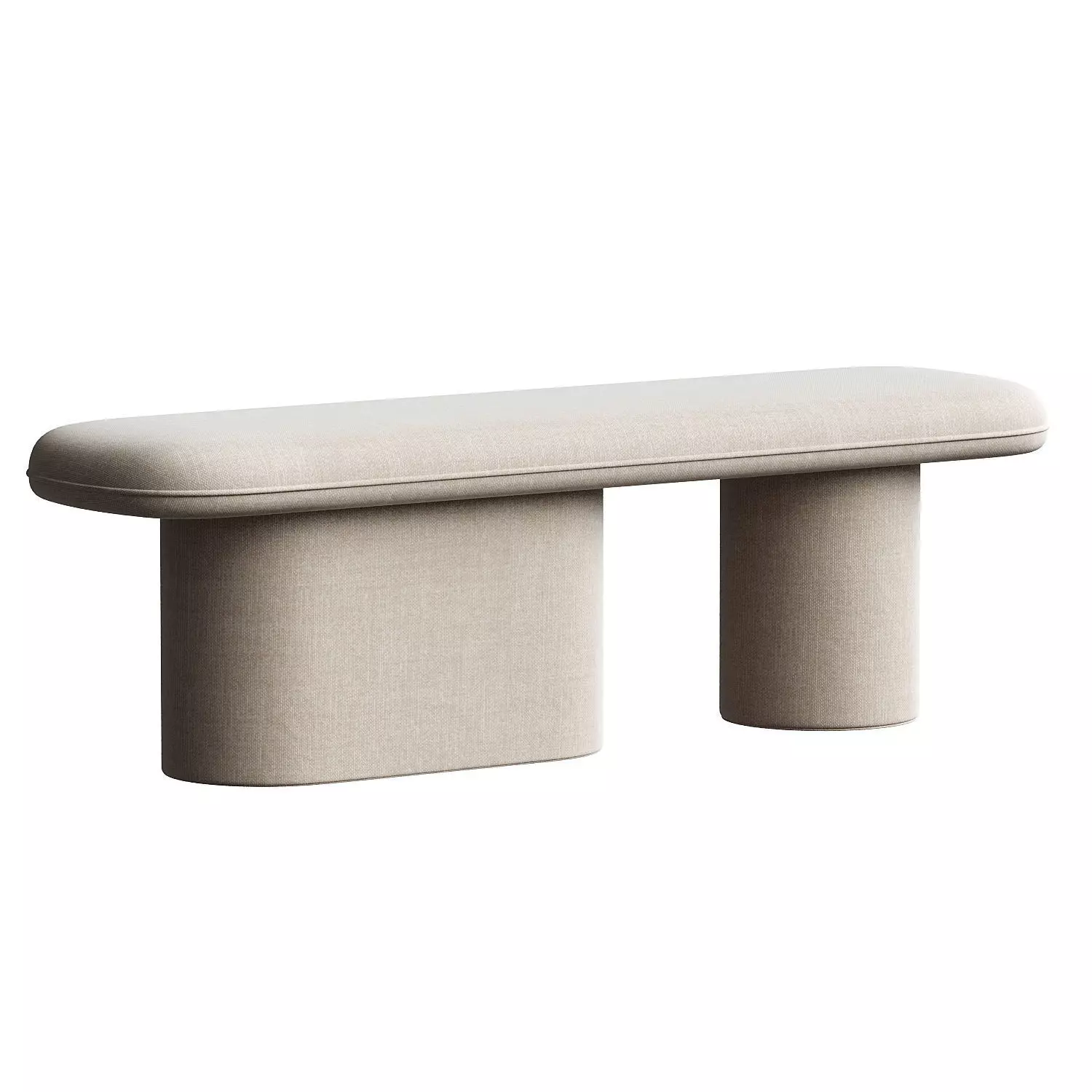 Rull Bench 3D model_0