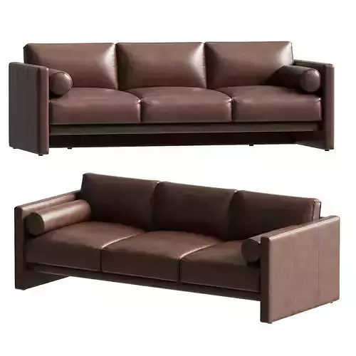 Aviator Leather Sofa 88