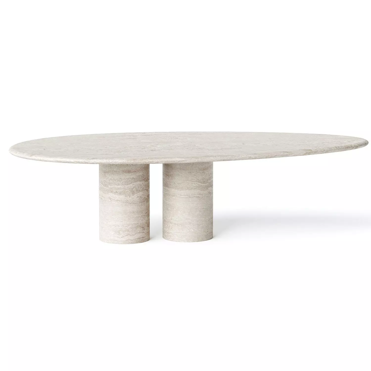 IPPICO 05 TRAVERTINE TABLE 3D model_0