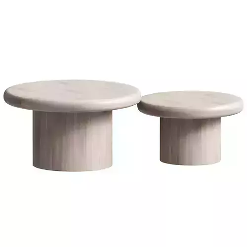 SPROUT WHITEWASH NESTING COFFEE TABLES
