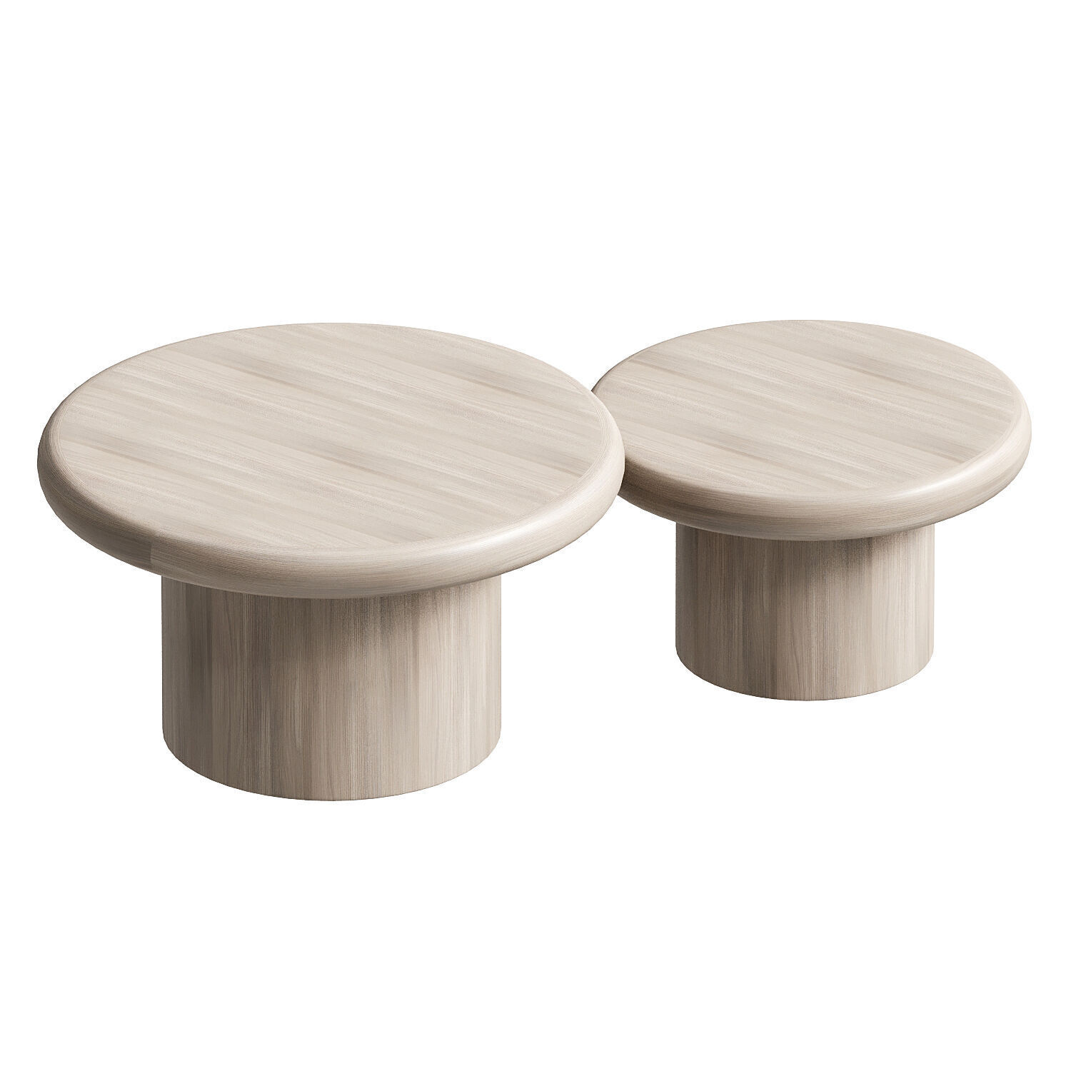 SPROUT WHITEWASH NESTING COFFEE TABLES 3D model_1