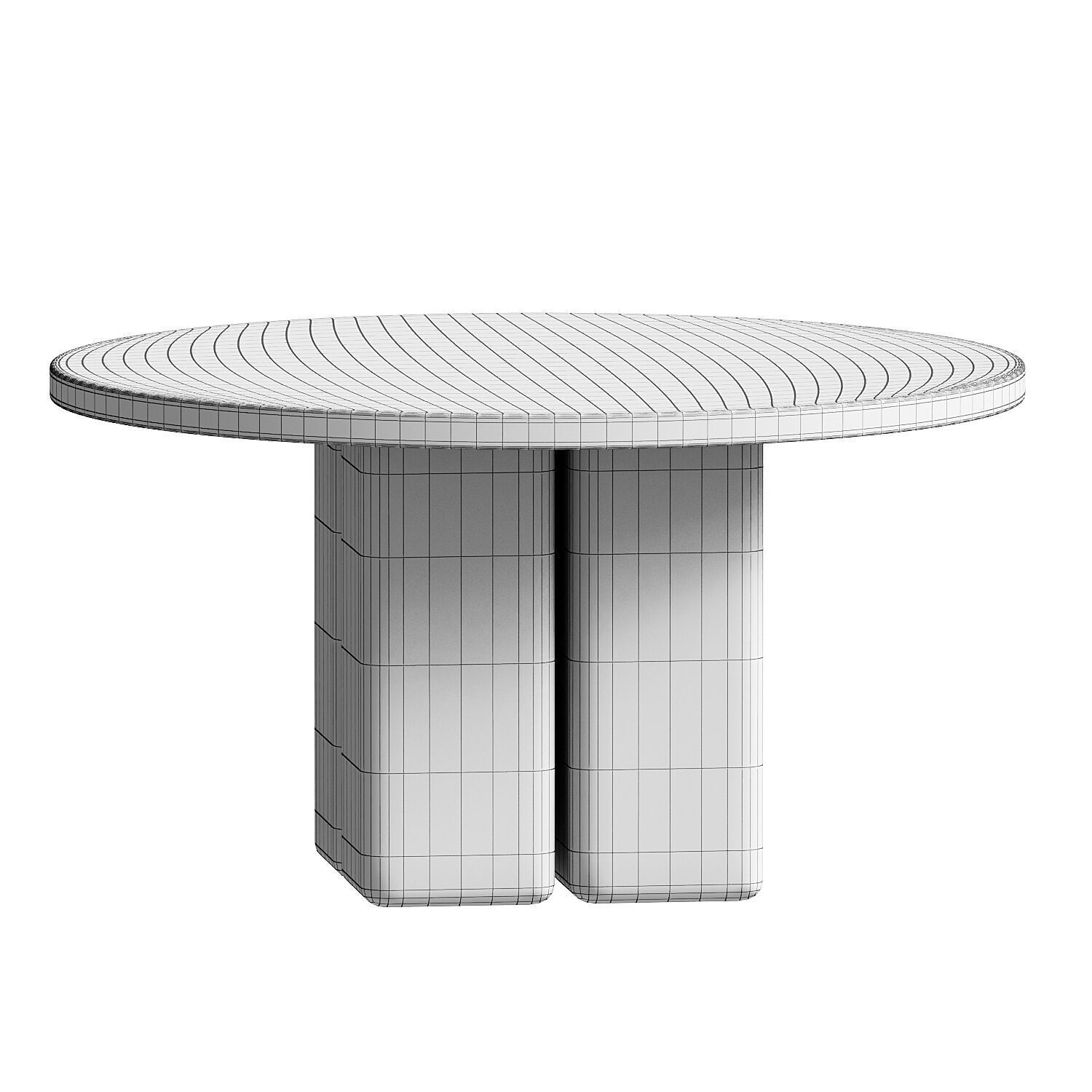 IMAGINE ROUND TABLE BRECCIA SARDA 3D model_2