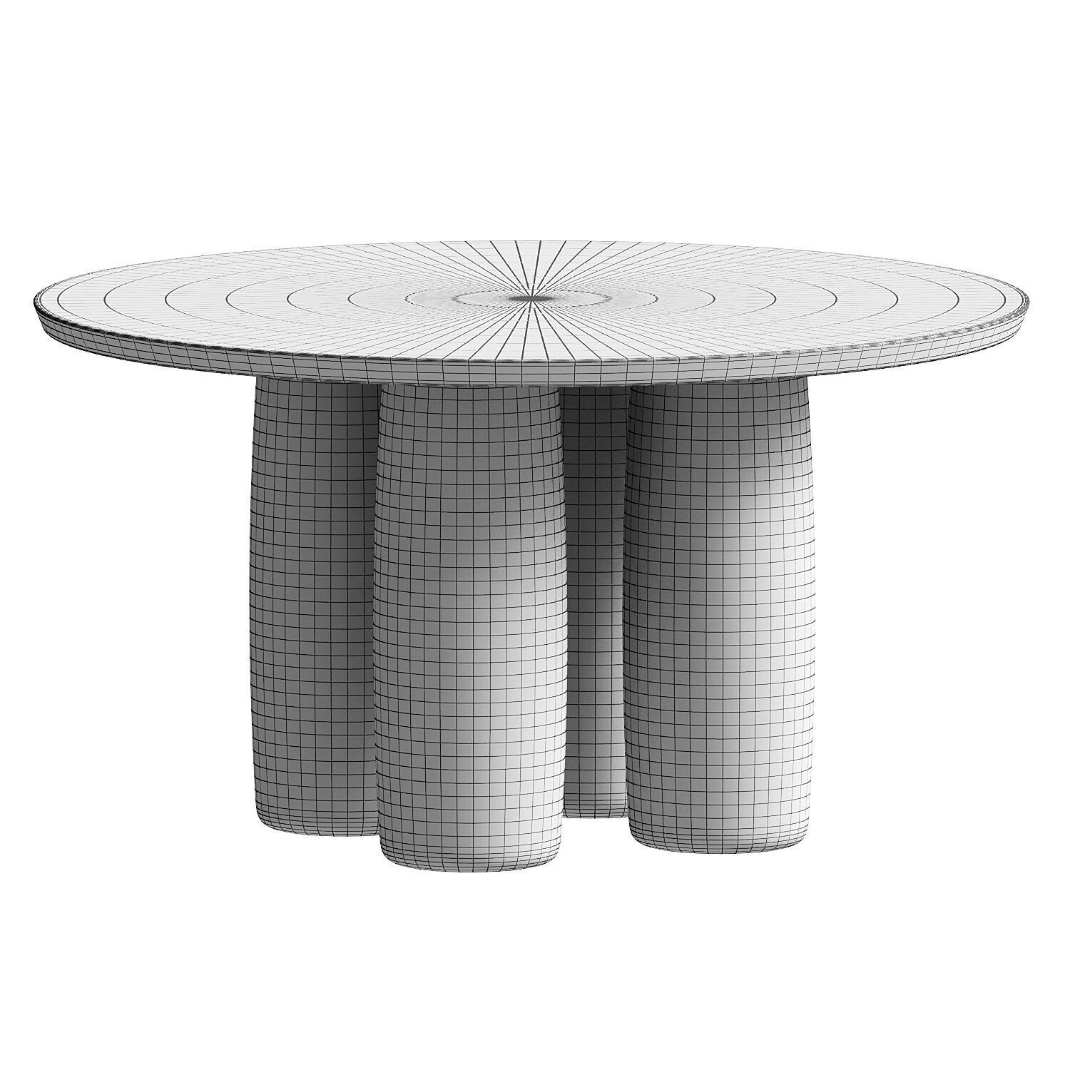 Scarpa Dining Table 53 3D model_3