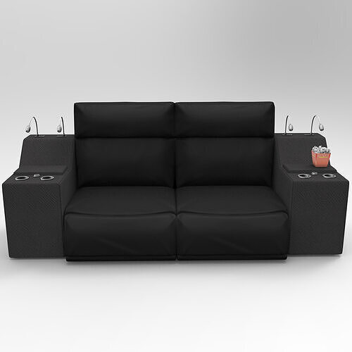 sieges de cinema 3D model
