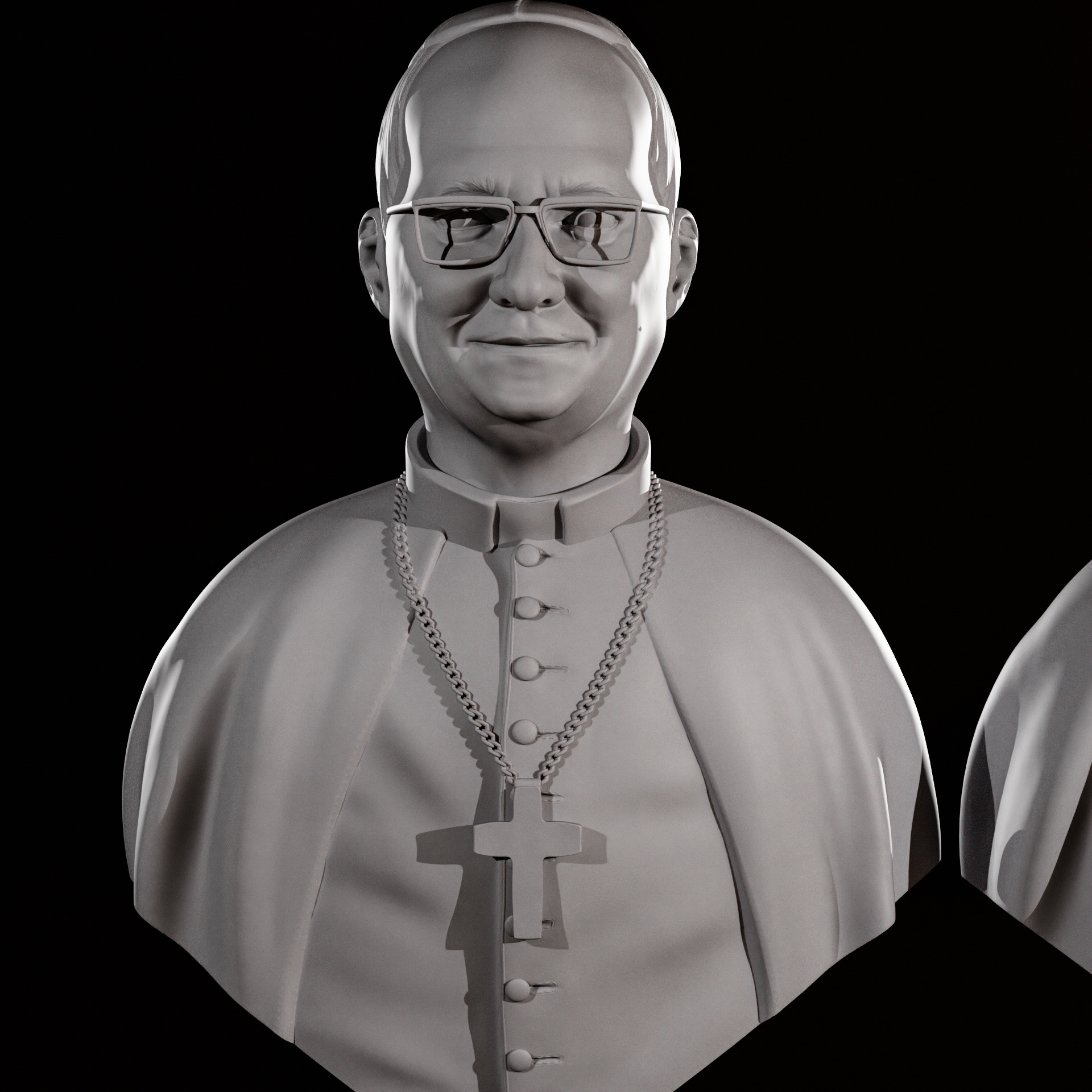 Pope Leo XIV 3D print model_6
