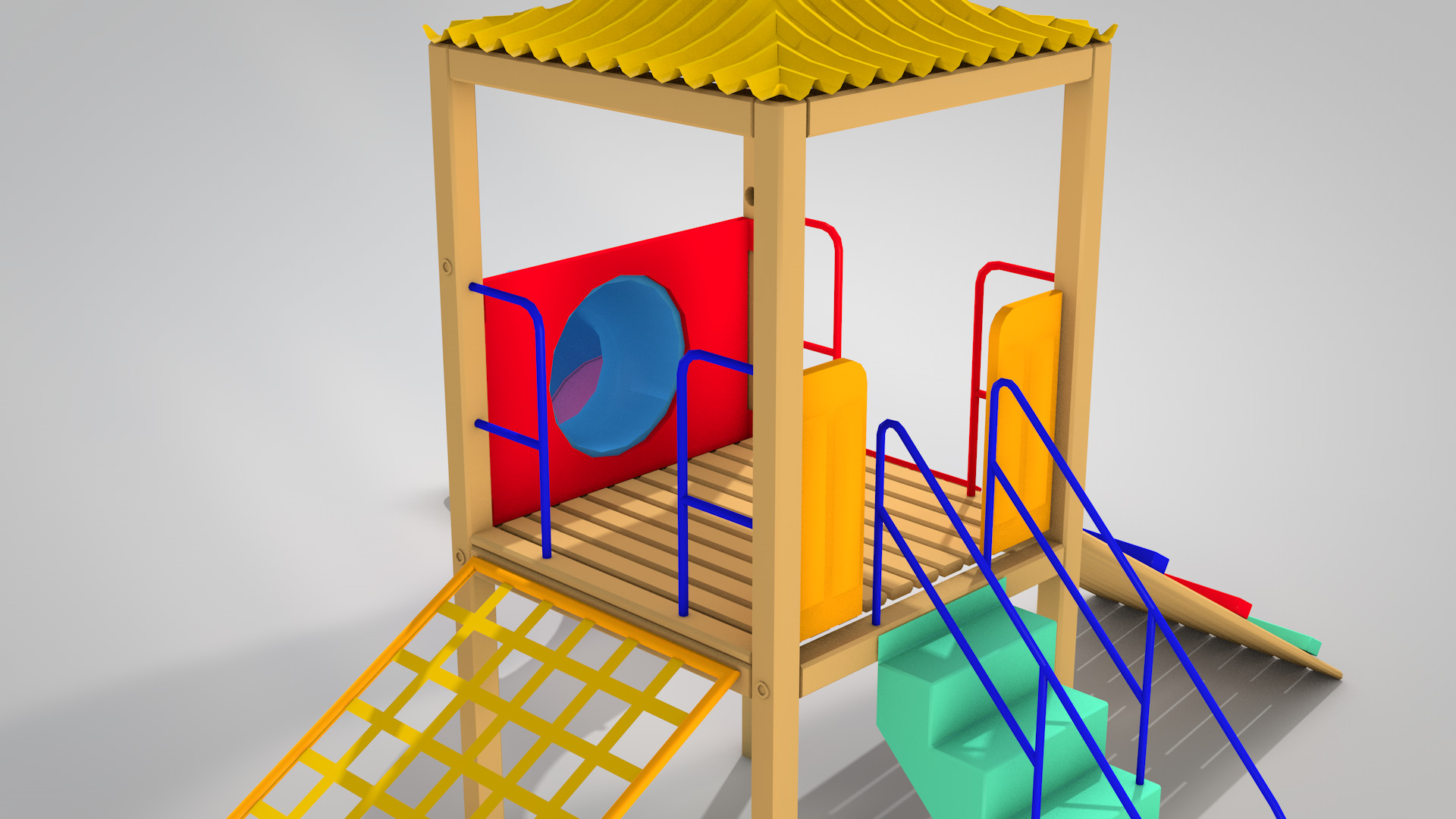Playground Due 3D model_1