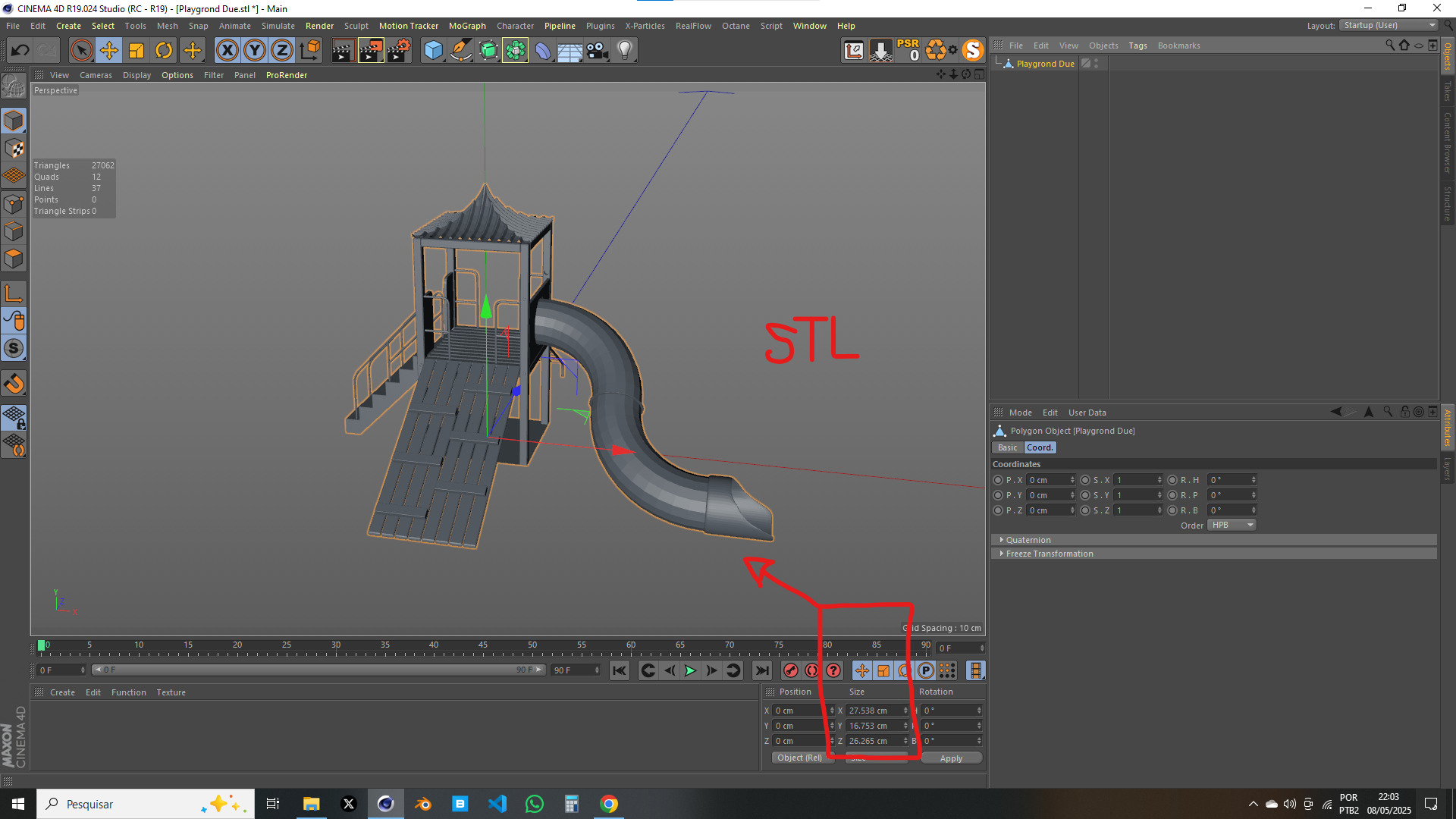 Playground Due 3D model_14