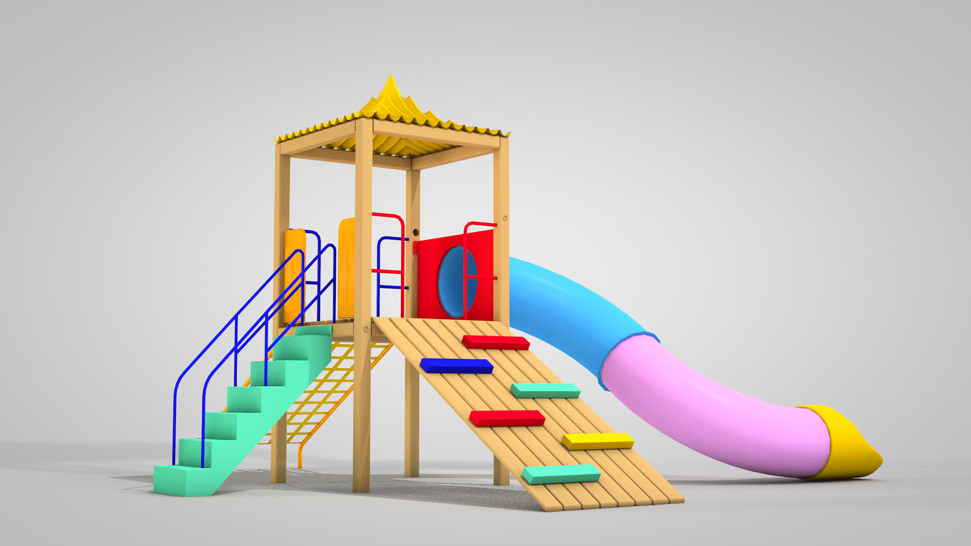 Playground Due 3D model_3