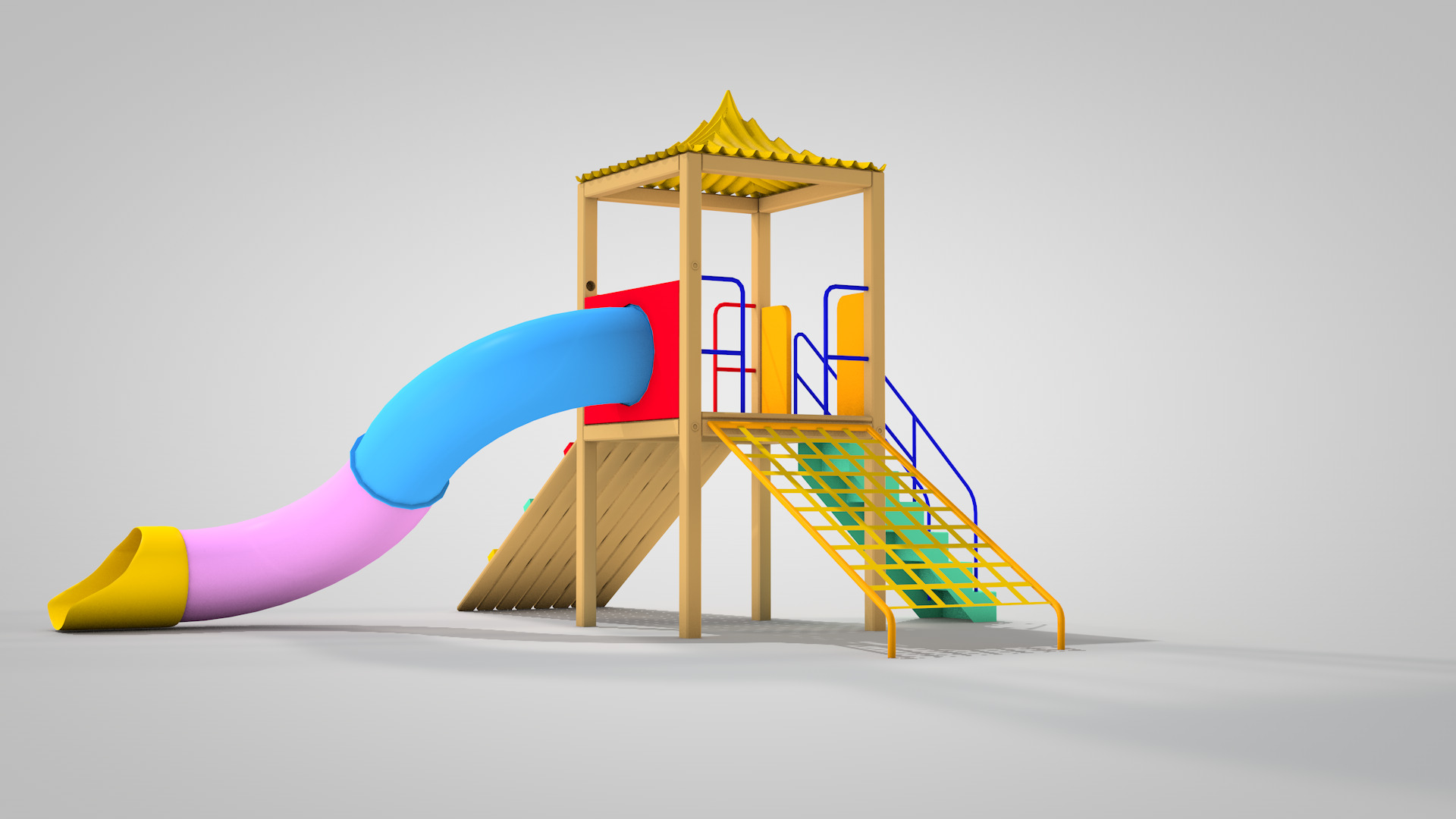 Playground Due 3D model_8