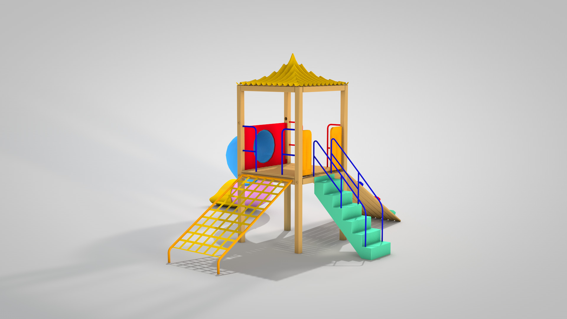 Playground Due 3D model_5