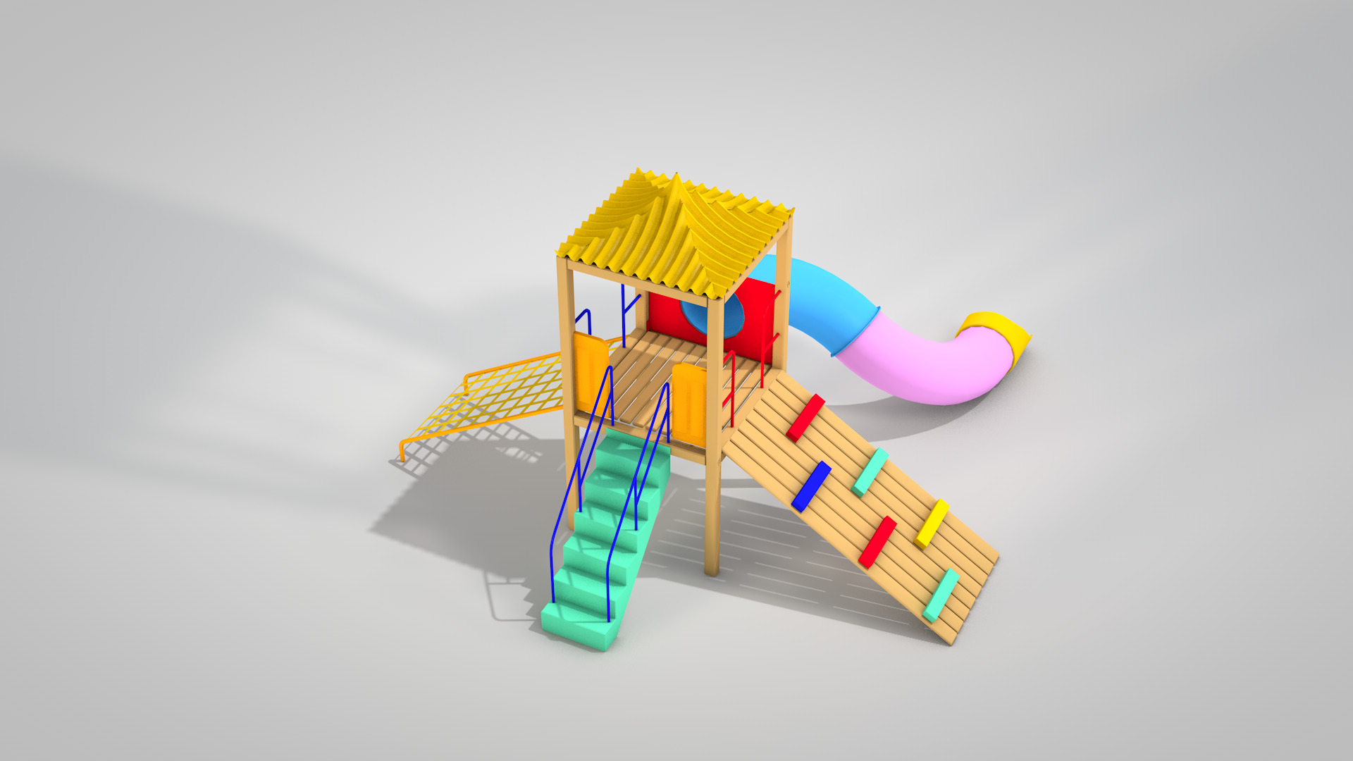 Playground Due 3D model_9