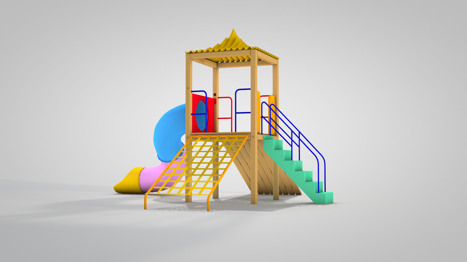Playground Due 3D model_7