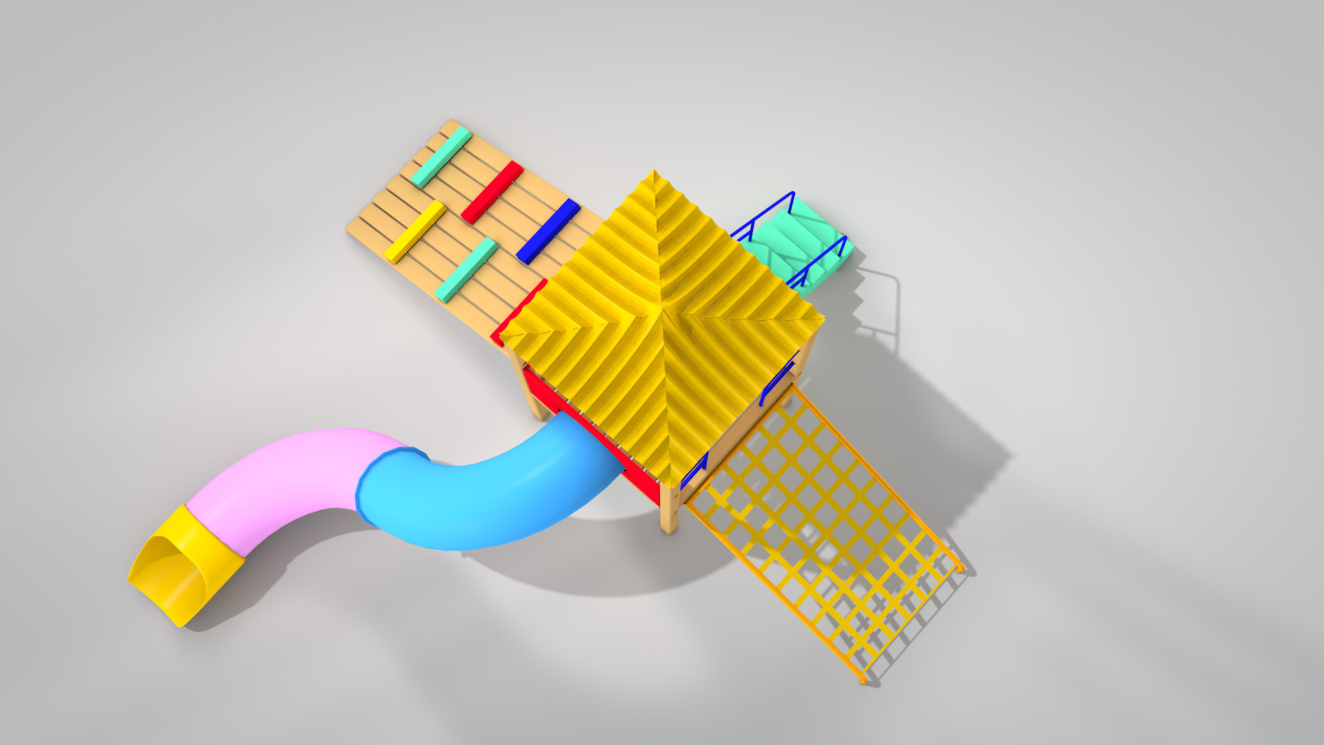 Playground Due 3D model_12