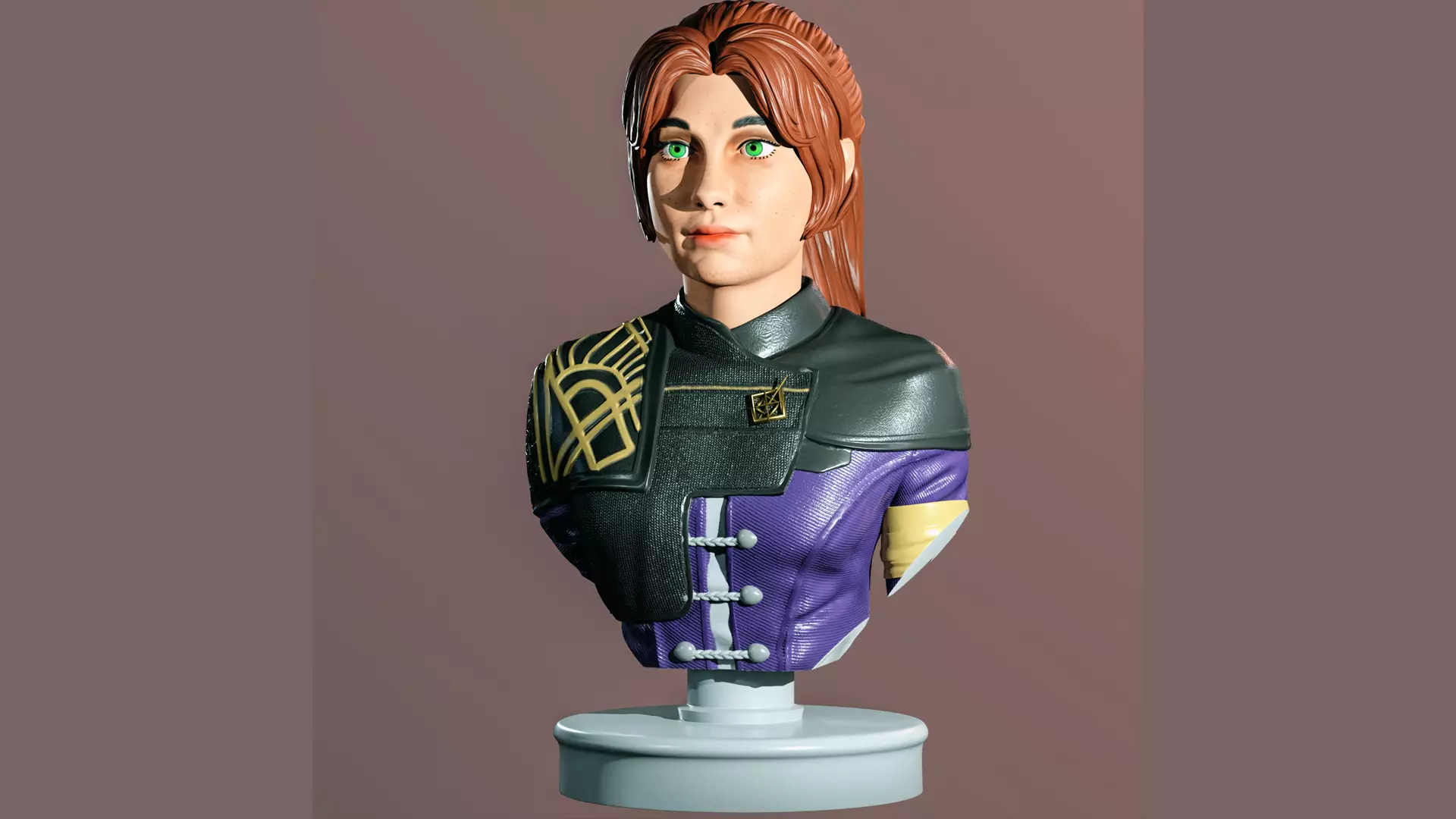 Maelle Bust 3D print model