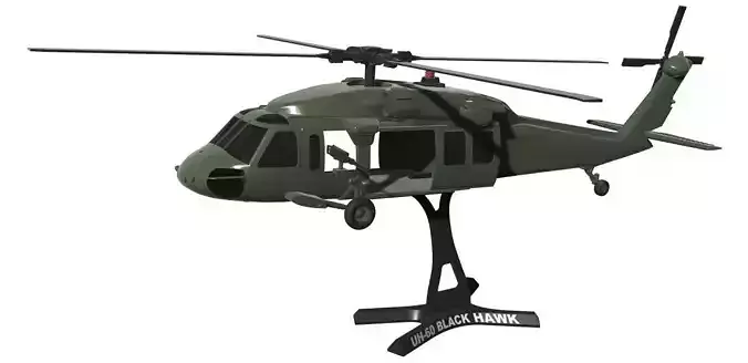 UH-60 Black Hawk 3D print model