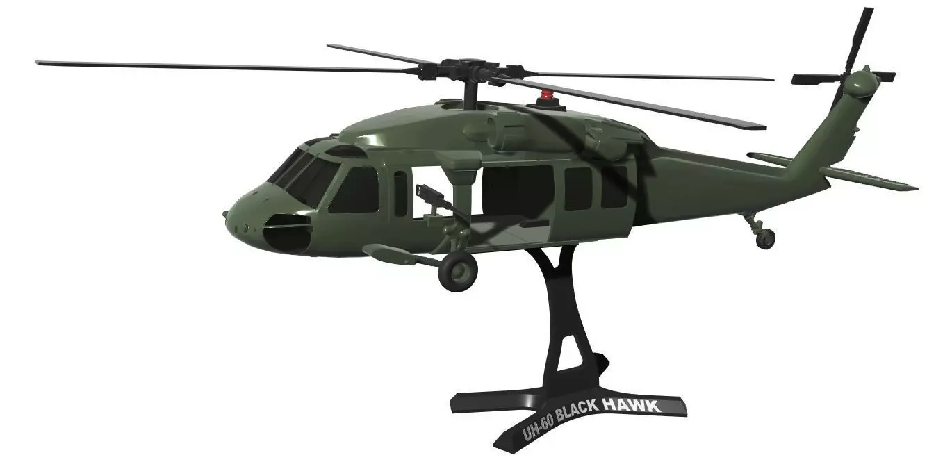 UH-60 Black Hawk 3D print model_0