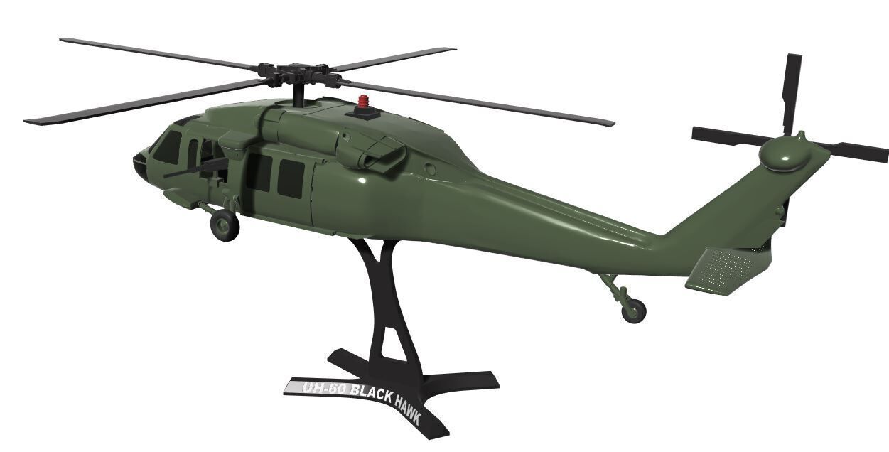 UH-60 Black Hawk 3D print model_4