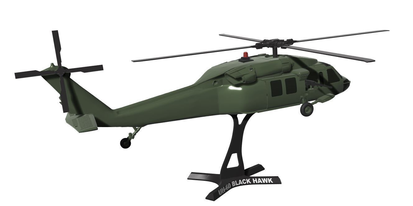 UH-60 Black Hawk 3D print model_5