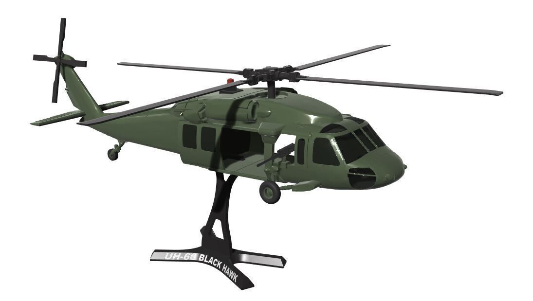 UH-60 Black Hawk 3D print model_7