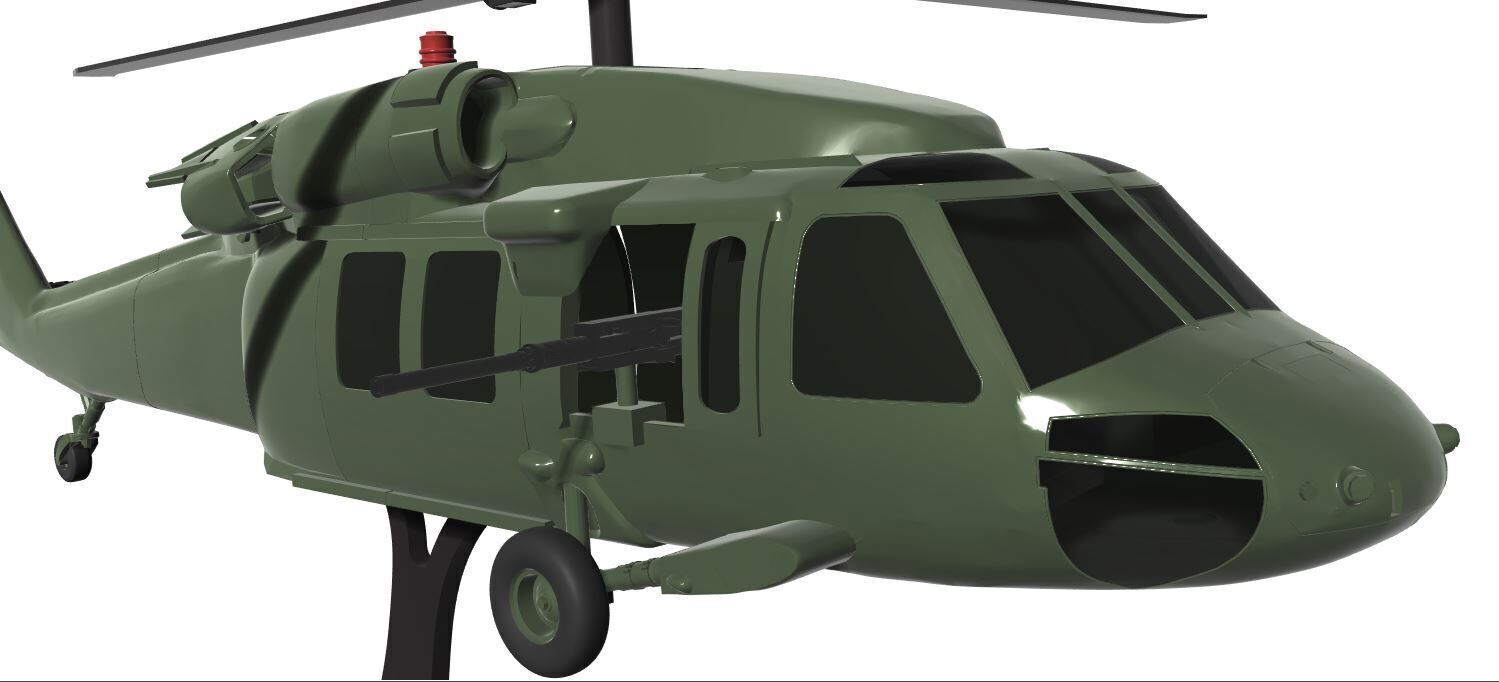 UH-60 Black Hawk 3D print model_6