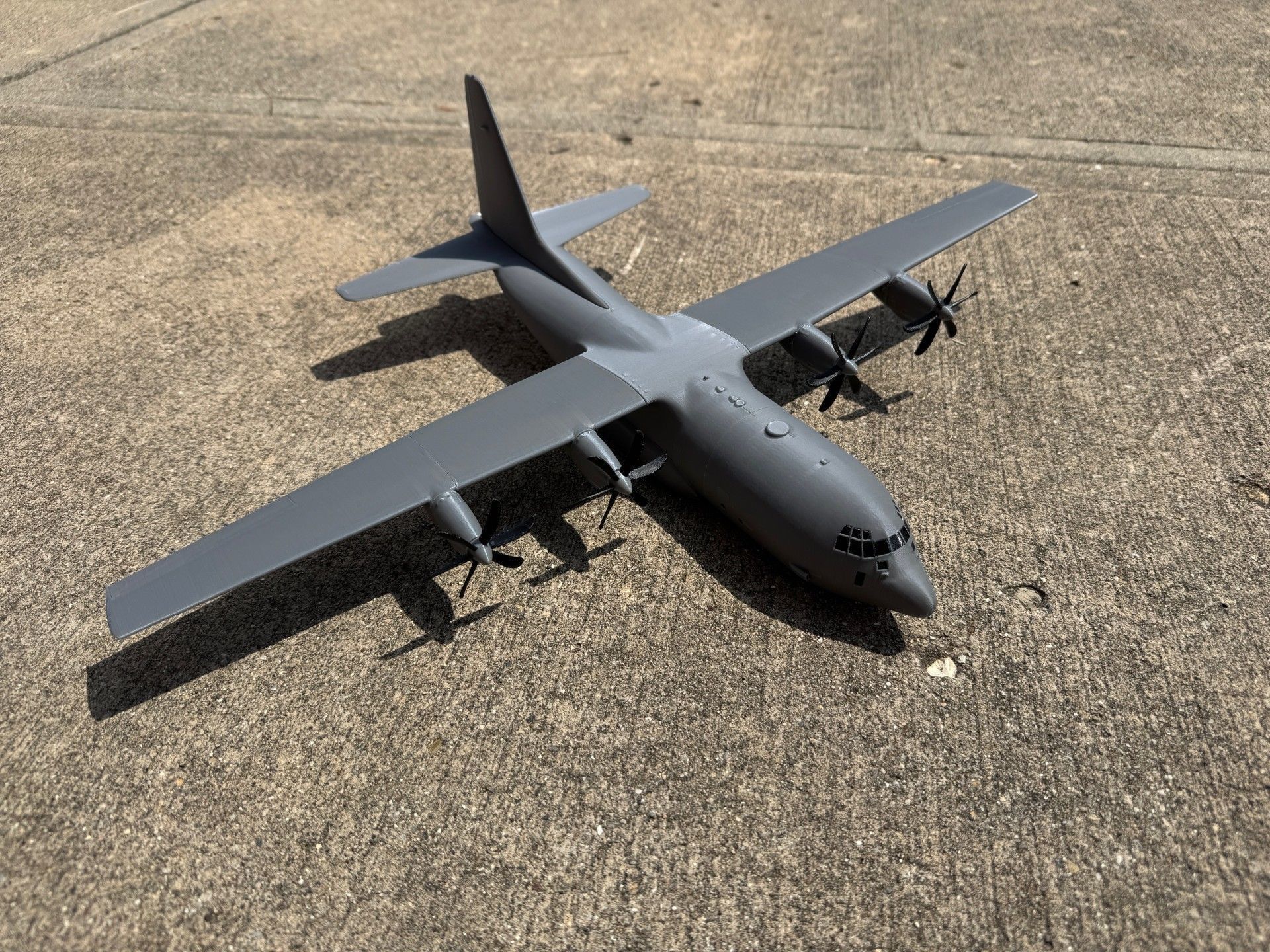 C-130J  3D print model_2