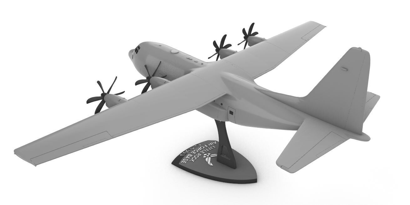 C-130J  3D print model_6