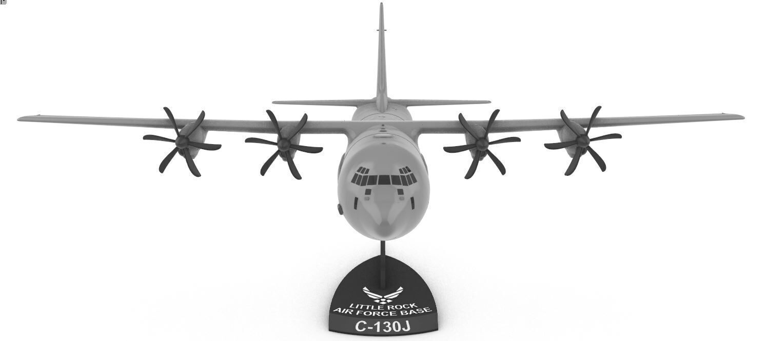 C-130J  3D print model_4