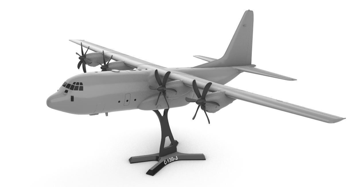 C-130J  3D print model_7