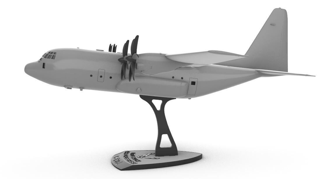 C-130J  3D print model_5