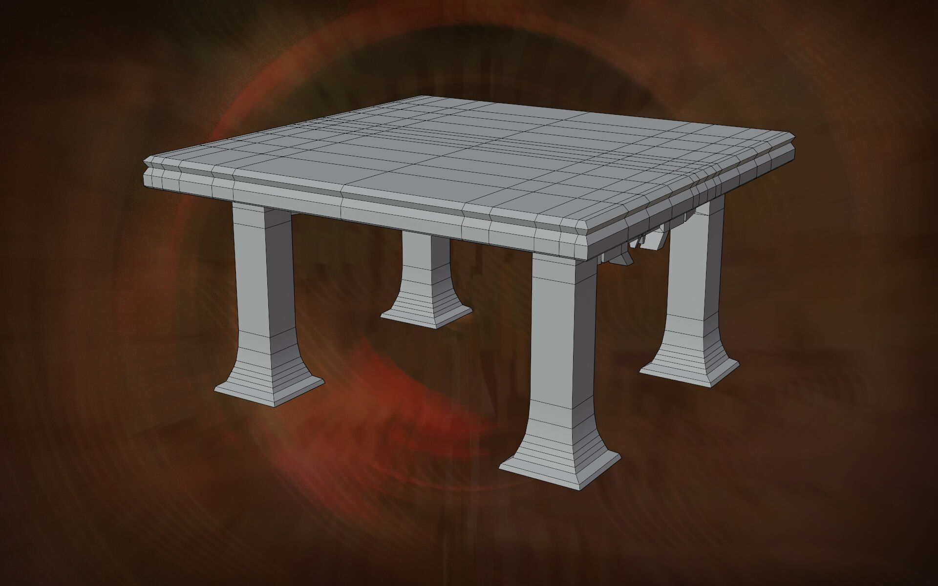 Deco Tables Wood Style NovaOneLine Lot 1 N1-3 Group 01- Low 3D model_20