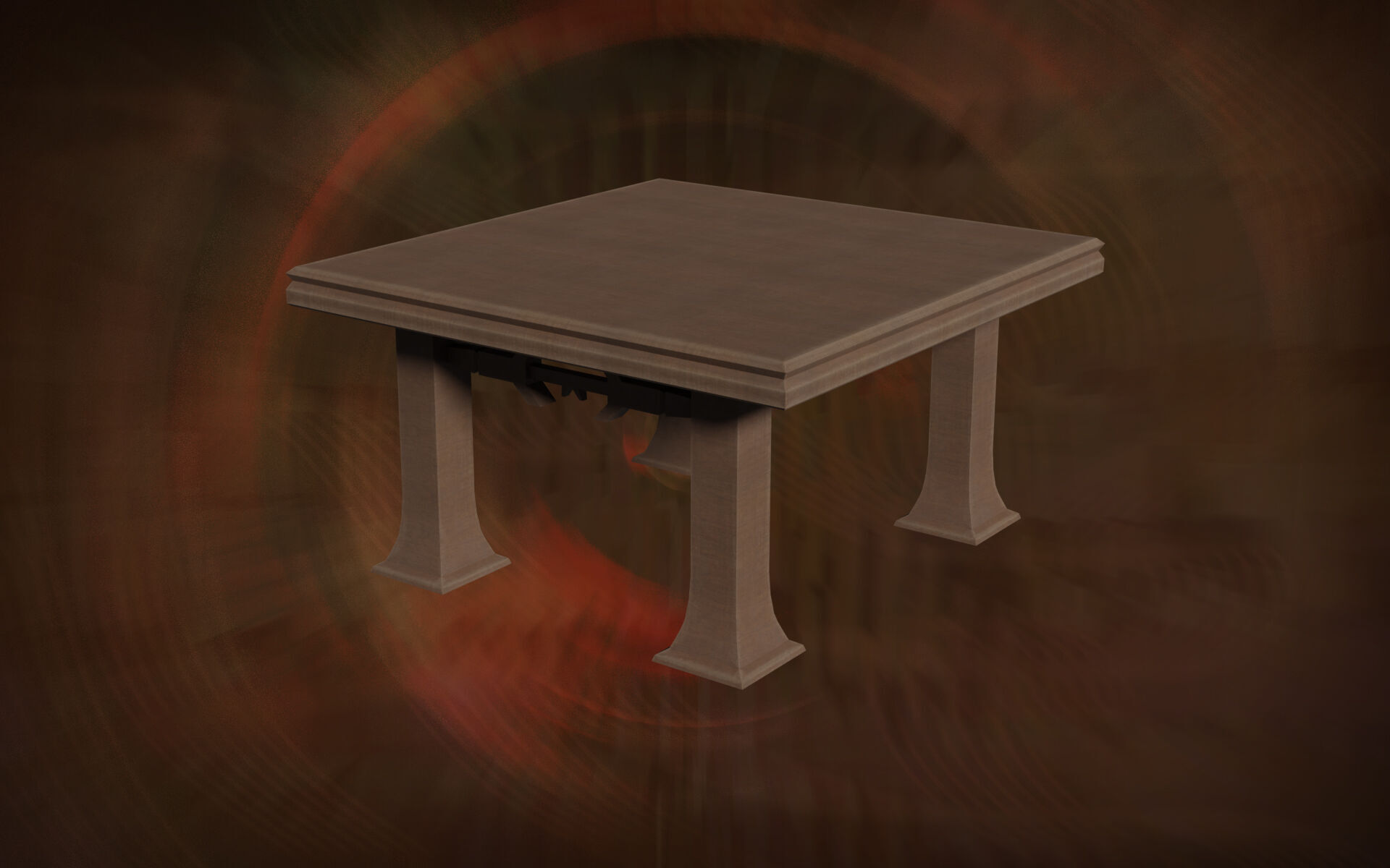 Deco Tables Wood Style NovaOneLine Lot 1 N1-3 Group 01- Low 3D model_5